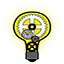IDwerkz logo, a lightbulb filled with gears, representing ideas that work.